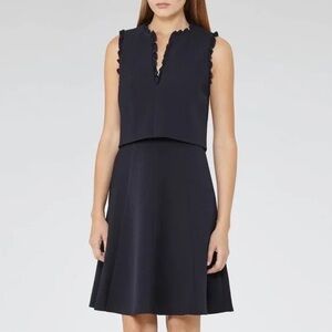 Reiss Braida Frill Sleeve Dress